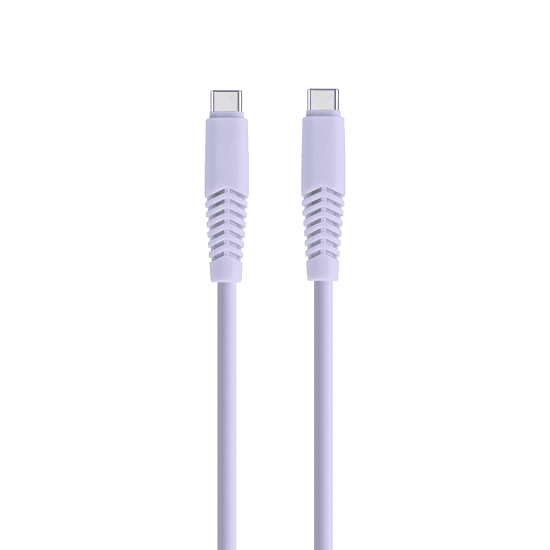 setty. kabel USB-C - USB-C 1,5m 2,1A KSC-C-1.529 lila (GSM168168)