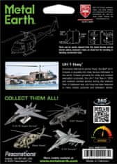 Metal Earth 3D puzzle Vrtulník UH-1 Huey