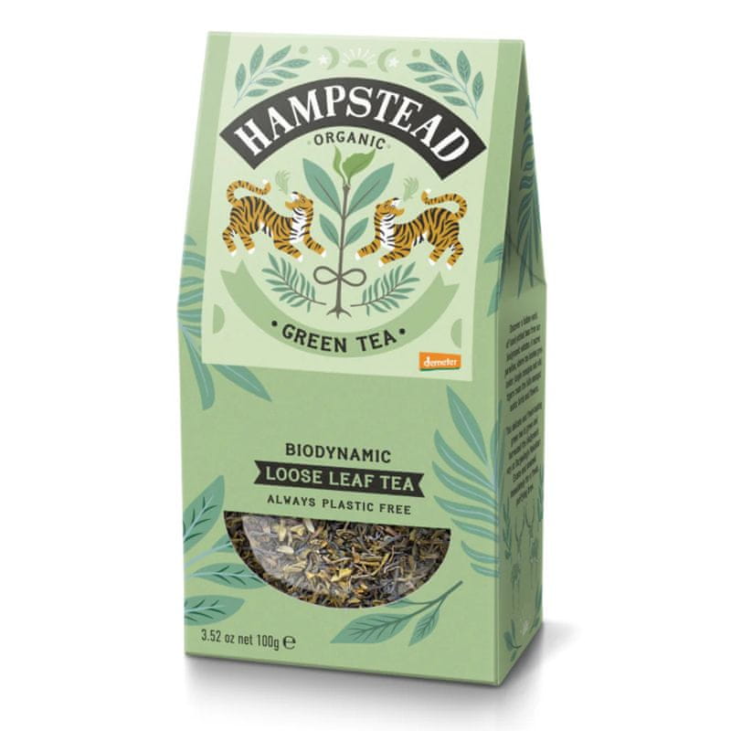 Levně Hampstead Tea London BIO zelený sypaný čaj 100g