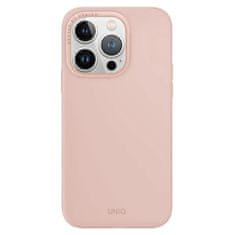 UNIQ UNIQ Lino Hue silikonový kryt iPhone 15 Pro Max Růžová