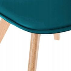 ModernHome Čalouněná Židle Baya Mořská Barva