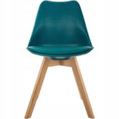 ModernHome Čalouněná Židle Baya Mořská Barva