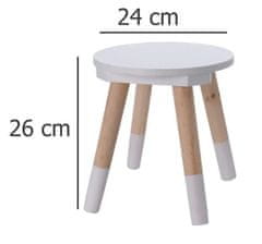 ModernHome Dřevěná Stolička Do Dětského Pokoje