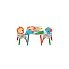 Arditex Dětský dřevěný stolek + židle FISHER PRICE, FP10298