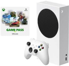 Xbox Series S, 512GB, bílá + Game Pass Ultimate 3 měsíce