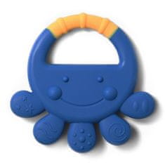 BabyOno Kousátko silikonové chobotnice Vicky 6 m+ modrá