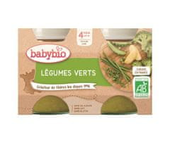 Babybio Příkrm zelená zelenina (2x 130 g)
