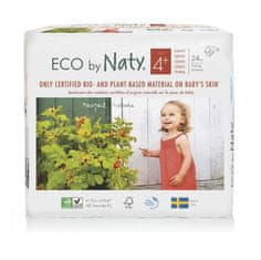 ECO by Naty 4+ Maxi+, 24 ks (9-20 kg) - jednorázové pleny