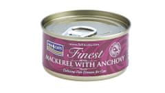 Fish4Cats Konzerva pro kočky Finest makrela s ančovičkami 70 g