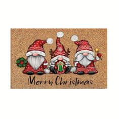 Netscroll Sváteční rohožka, podložka, dárky, vánoční dárky, vánoční výrobky, GnomeMat