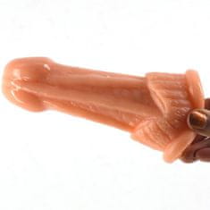 Xcock Velký anální kolík tělové barvy, unisex intimní dildo