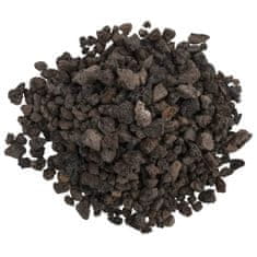 shumee Sopečné kameny 25 kg černé 1–2 cm