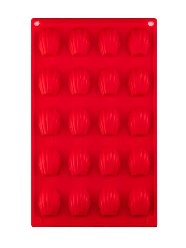 Levně Banquet Forma na pracny silikonová CULINARIA Red 29,5 x 17,5 x 1,2 cm, červená