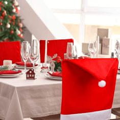 Netscroll Vánoční potah na židli (4 kusy), dárky, vánoční dárky, vánoční výrobky, ChairSanta