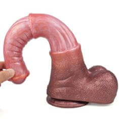 Xcock Obrovské silikonové koňské dildo s varlaty, velké, dlouhé, přísavka