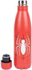 CurePink Nerezová outdoor láhev na pití Marvel|Spiderman: Torso (objem 550 ml)