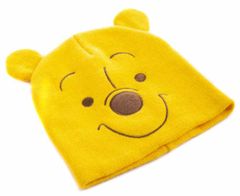 CurePink Zimní čepice s ušima Disney|Winnie The Pooh|Medvídek Pú: Pooh Face (univerzální)
