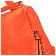 Paolo Bags Stylová dámská kabelka/batoh Elvíra, oranžová