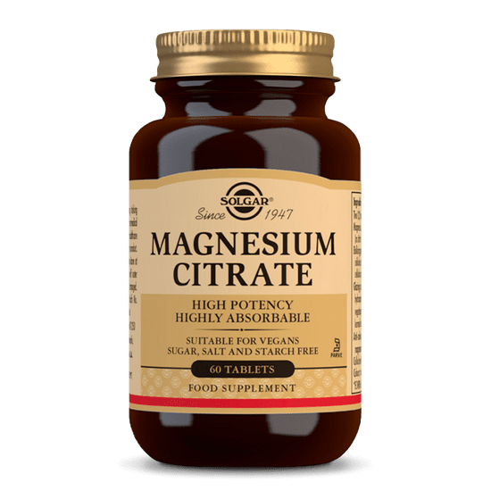 Solgar Solgar Magnesium citrát 200 mg, 60 tablet