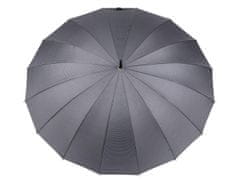 Kraftika 1ks šedá světlá velký rodinný vystřelovací deštník