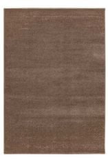Lalee Kusový koberec Trendy Uni 400 Light Brown Rozměr koberce: 80 x 150 cm