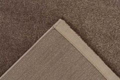 Lalee Kusový koberec Trendy Uni 400 Light Brown Rozměr koberce: 80 x 150 cm