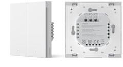 AQARA Smart Wall Switch H1(No Neutral, Double Rocker) (WS-EUK02)