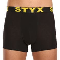 Styx 10PACK pánské boxerky sportovní guma černé (10G9601) - velikost XL