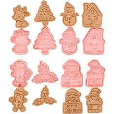 Netscroll Vánoční formičky na sušenky (8 formiček na sušenky), dárky, vánoční dárky, vánoční výrobky, CutCookies