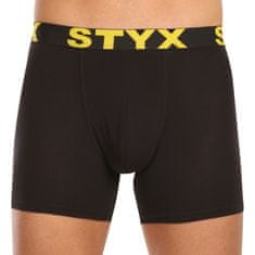Styx 10PACK pánské boxerky long sportovní guma černé (10U9601) - velikost M