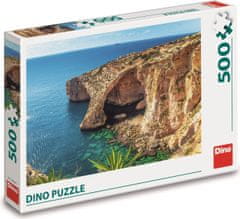 Dino Puzzle Pláž na Maltě 500 dílků