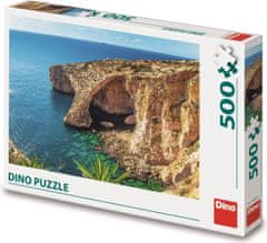Dino Puzzle Pláž na Maltě 500 dílků
