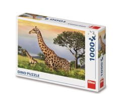 Dino Puzzle Žirafí rodina 1000 dílků