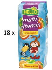 Hello Mini multivitamin 18 x 250 ml