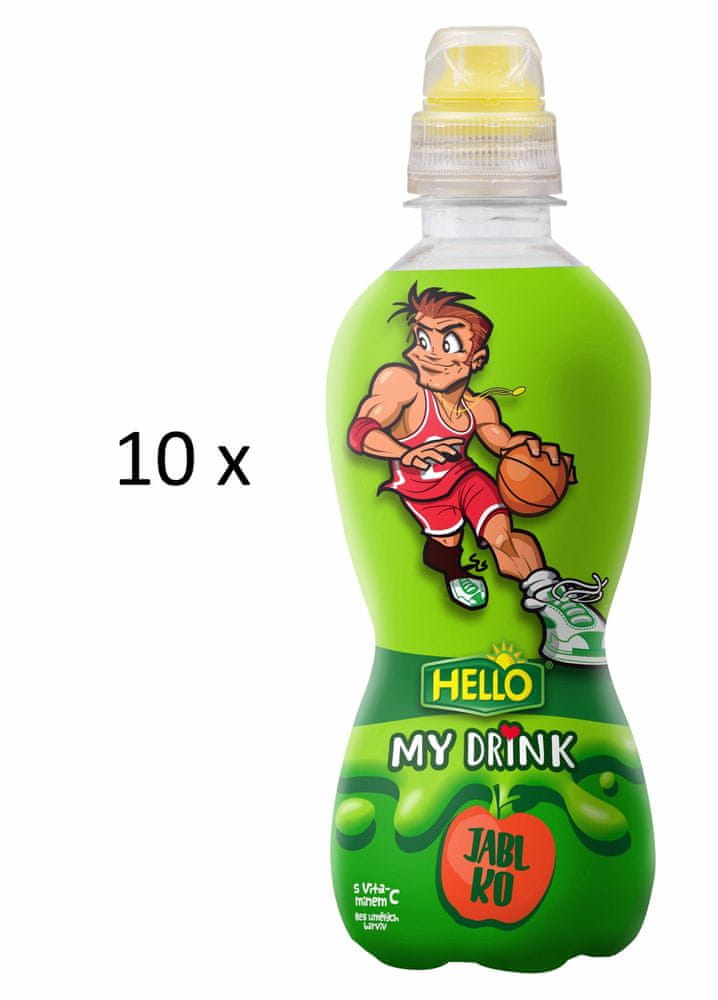 Hello My Drink Jablko 10 x 330 ml