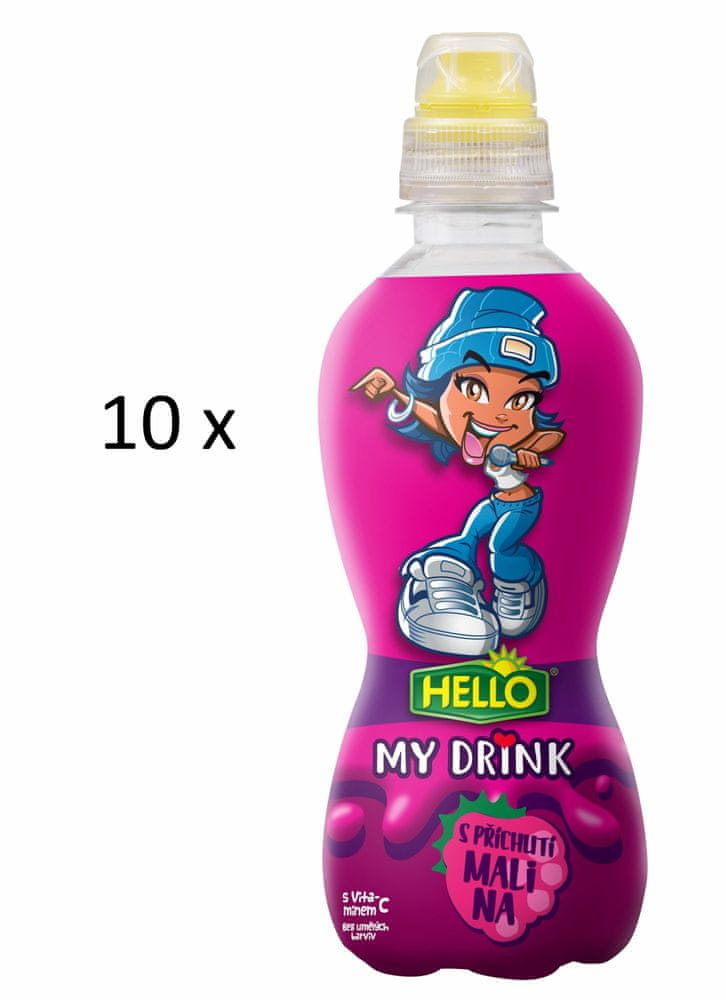 Hello My Drink Malina 10 x 330 ml