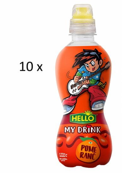 Hello My Drink Pomeranč 10 x 330 ml