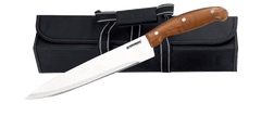 Herzberg Herzberg HG-K9W: 9 Pieces Knife Set with Roll-up Carry Bag