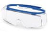 Brýle přes korekční brýle Super OTG, PC čirý/UV 2-1,2; SV. excellence/integr. boční ochrana/ hi-res, rám./modrá