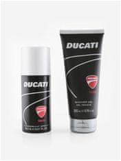Ducati dárková sada 1926 sprchový gel 200 ml + deodorant 150 ml černo-bílo-červená