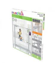 Munchkin - Bezpečnostní dětská zábrana Easy Loc bílá se 14 cm rozšířením ZDARMA