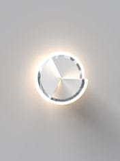 WOFI WOFI Nástěnné svítidlo Trapani 1x 12W LED 1400lm 3000K bílá plus chrom 9036-108S