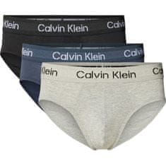 Calvin Klein 3 PACK - pánské slipy NB3704A-KDX (Velikost M)