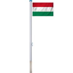 Timeless Tools Vlajka se stožárem, 90*150cm s maďarskou vlajkou