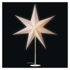 Emos Svícen na žárovku STARLIGHT s papírovou hvězdou bílý