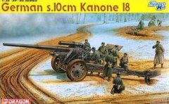 Dragon německé dělo s 10cm kanonem sK 18, Model Kit military 6411, 1/35
