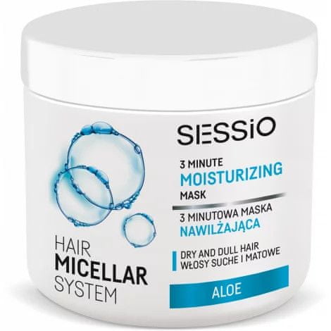 SESSIO Hydratační maska na vlasy Sessio Micelar (450 ml)
