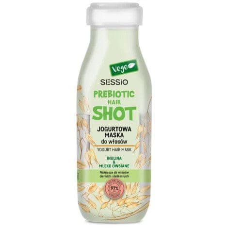 SESSIO Maska na vlasy Sessio Prebiotic Shot Yogurt - inulin a ovesné mléko (350g)