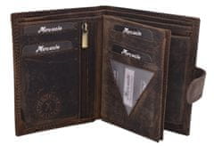 MERCUCIO Pánská peněženka tmavý tan (bez loga) 2911919