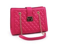 Kraftika 1ks pink kabelka prošívaná 27x18 cm, kabelky, módní tašky